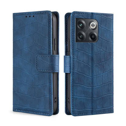 Skin Feel Crocodile Magnetic Clasp Leather Phone Case