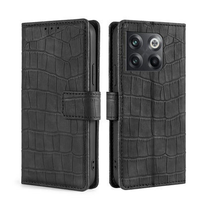 Skin Feel Crocodile Magnetic Clasp Leather Phone Case