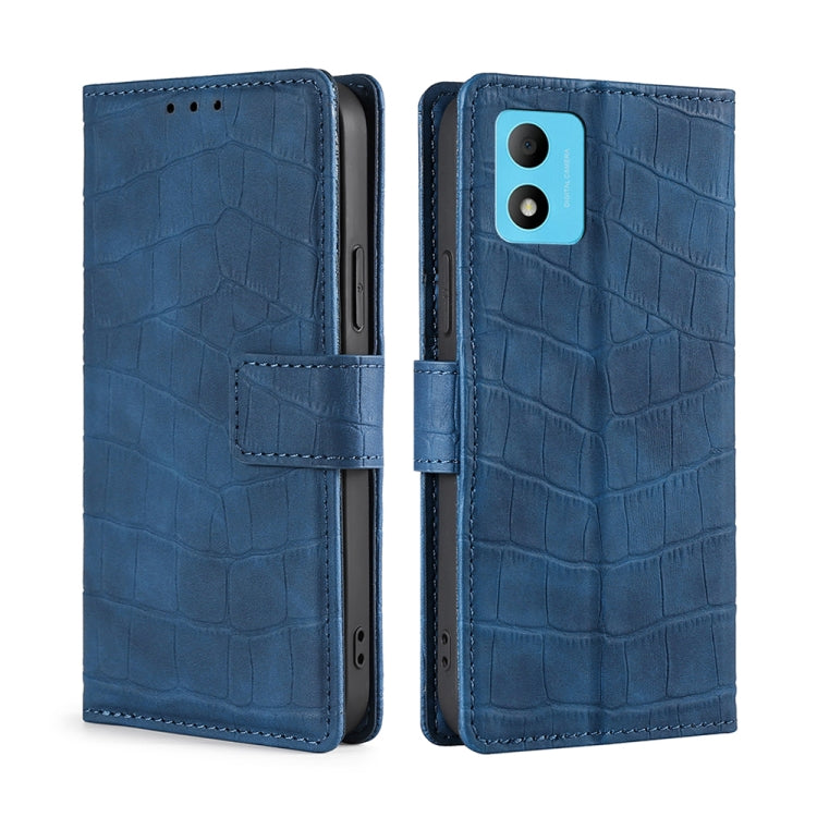 Skin Feel Crocodile Magnetic Clasp Leather Phone Case