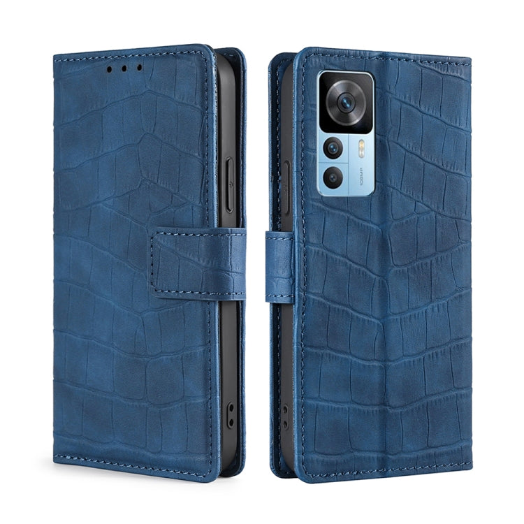 Skin Feel Crocodile Magnetic Clasp Leather Phone Case