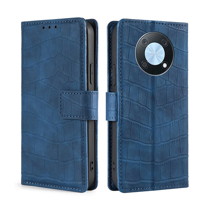 Skin Feel Crocodile Magnetic Clasp Leather Phone Case