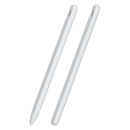 3 in 1 Striped Liquid Silicone Stylus Case with Two Tip Caps