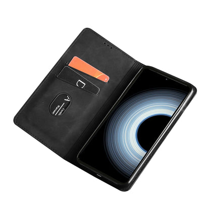 Skin Feel Magnetic Horizontal Flip Leather Phone Case