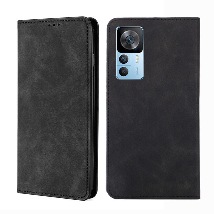 Skin Feel Magnetic Horizontal Flip Leather Phone Case