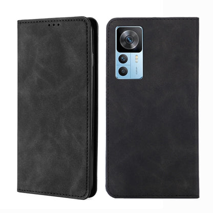 Skin Feel Magnetic Horizontal Flip Leather Phone Case