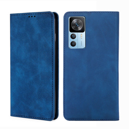 Skin Feel Magnetic Horizontal Flip Leather Phone Case