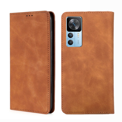 Skin Feel Magnetic Horizontal Flip Leather Phone Case