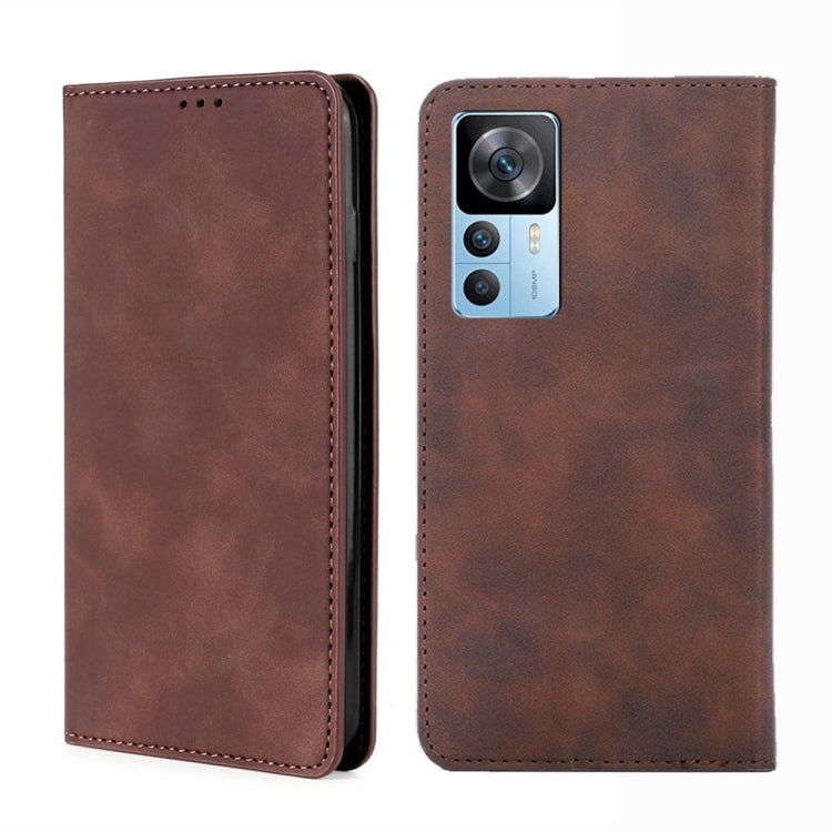 Skin Feel Magnetic Horizontal Flip Leather Phone Case