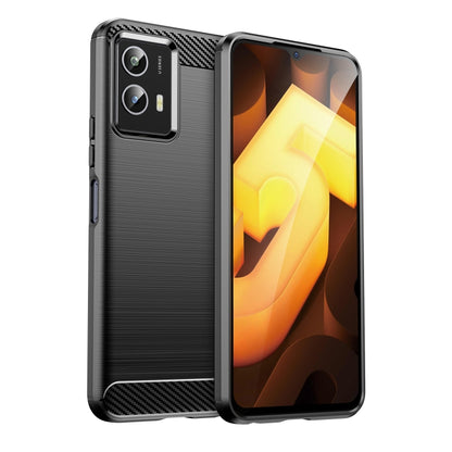 Brushed Texture Carbon Fiber Shockproof TPU Phone Case