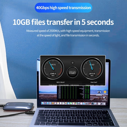 PD240W 40Gbps USB4 Fast Charging Data Cable, 0.5m, 1m, 1.5m