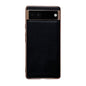 Genuine Leather Xiaoya Series Nano Electroplating Phone Case, For Google Pixel 6, For Google Pixel 7