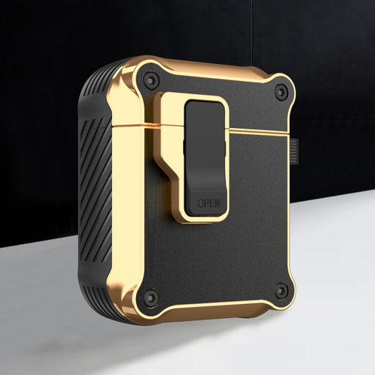 Wireless Earphone Eagle Electroplating Protective Case with Hook, For AirPods 1 / 2, For AirPods Pro, For AirPods 3