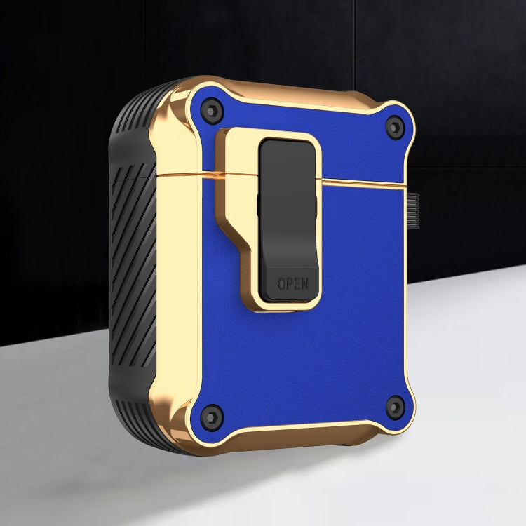 Wireless Earphone Eagle Electroplating Protective Case with Hook, For AirPods 1 / 2, For AirPods Pro, For AirPods 3