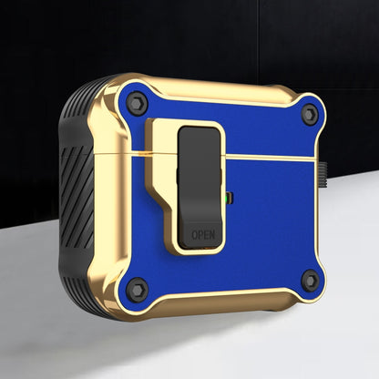 Wireless Earphone Eagle Electroplating Protective Case with Hook, For AirPods 1 / 2, For AirPods Pro, For AirPods 3