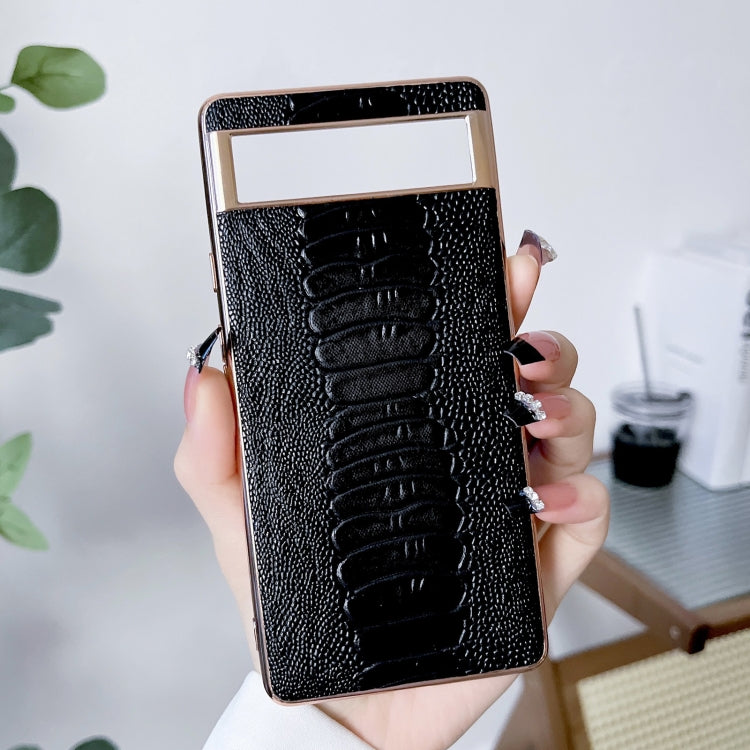 Genuine Leather Weilai Series Nano Electroplating Phone Case