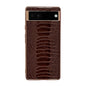 Genuine Leather Weilai Series Nano Electroplating Phone Case, For Google Pixel 6, For Google Pixel 7