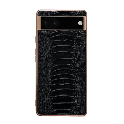 Genuine Leather Weilai Series Nano Electroplating Phone Case, For Google Pixel 6, For Google Pixel 7