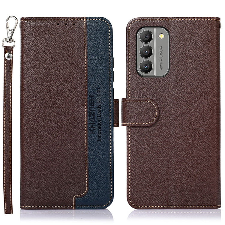 KHAZNEH Litchi Texture Leather RFID Phone Case, For Nokia G400, For Sony Xperia 5 IV, For Samsung Galaxy A04 4G
