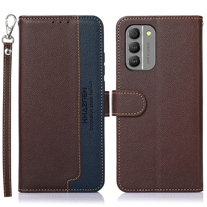 KHAZNEH Litchi Texture Leather RFID Phone Case, For Nokia G400, For Sony Xperia 5 IV, For Samsung Galaxy A04 4G