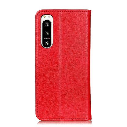 Magnetic Crazy Horse Texture Horizontal Flip Leather Case, For Sony Xperia 5 IV, For Samsung Galaxy A04 4G