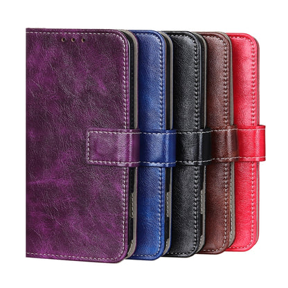 Retro Crazy Horse Texture Horizontal Flip Leather Phone Case, For Sony Xperia 5 IV, For Samsung Galaxy A04 4G