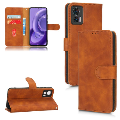 Skin Feel Magnetic Flip Leather Phone Case