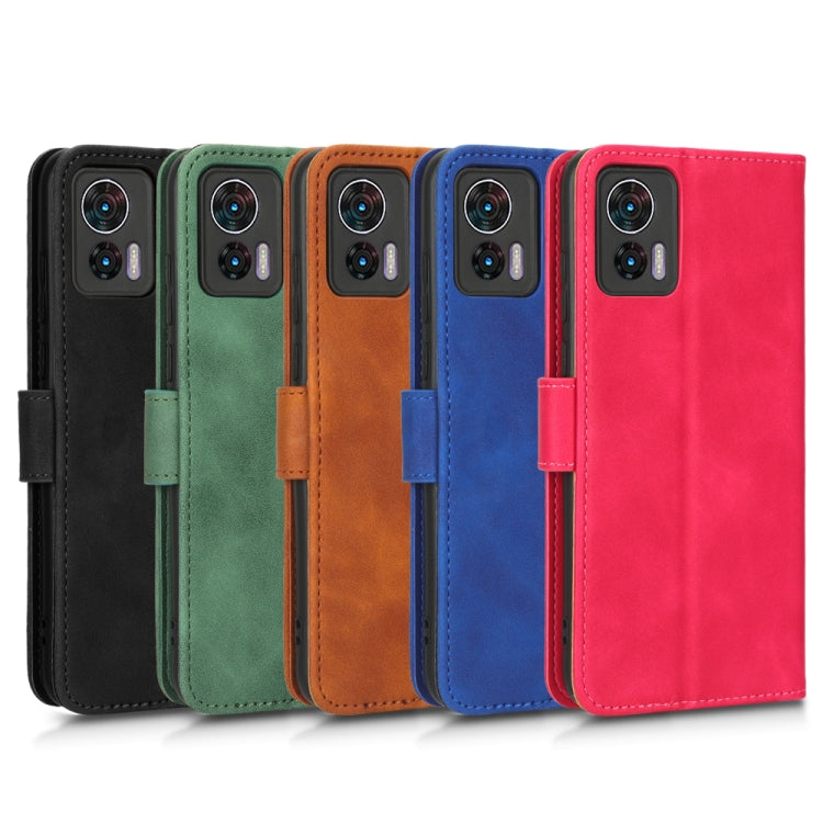 Skin Feel Magnetic Flip Leather Phone Case