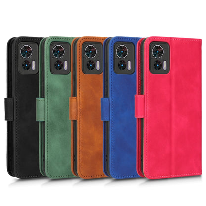 Skin Feel Magnetic Flip Leather Phone Case
