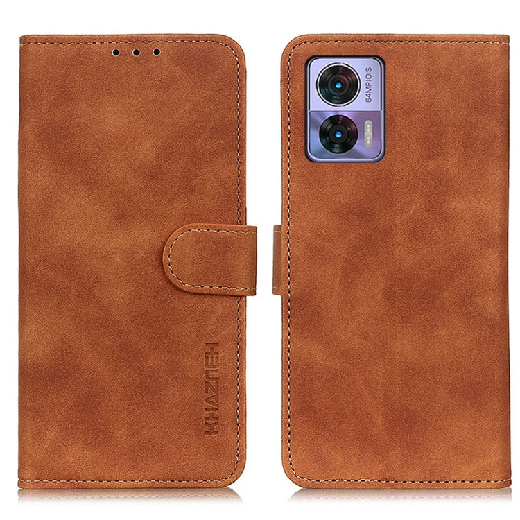 KHAZNEH Retro Texture Leather Phone Case