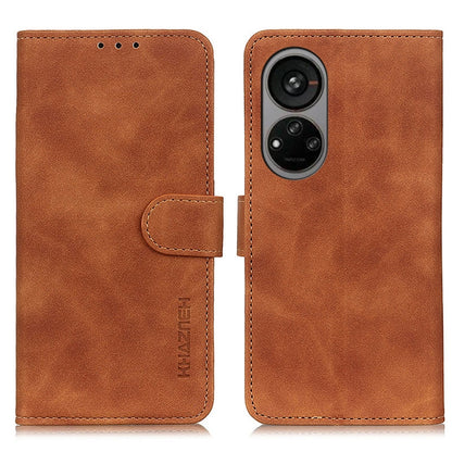 KHAZNEH Retro Texture Leather Phone Case