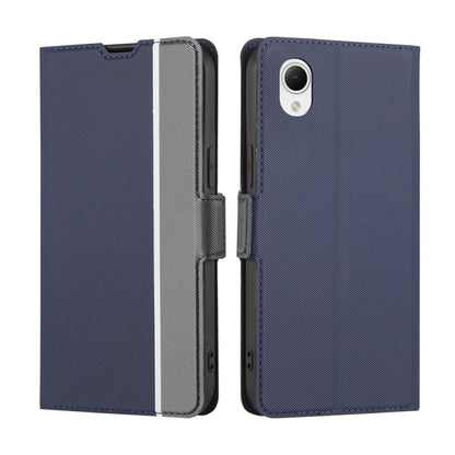 Twill Texture Side Buckle Leather Phone Case