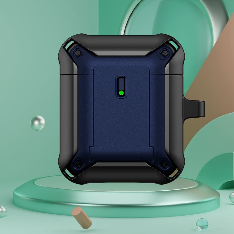 Sliding Buckle Wireless Earphone Protective Case with Hook, For AirPods 1 / 2, For AirPods 3