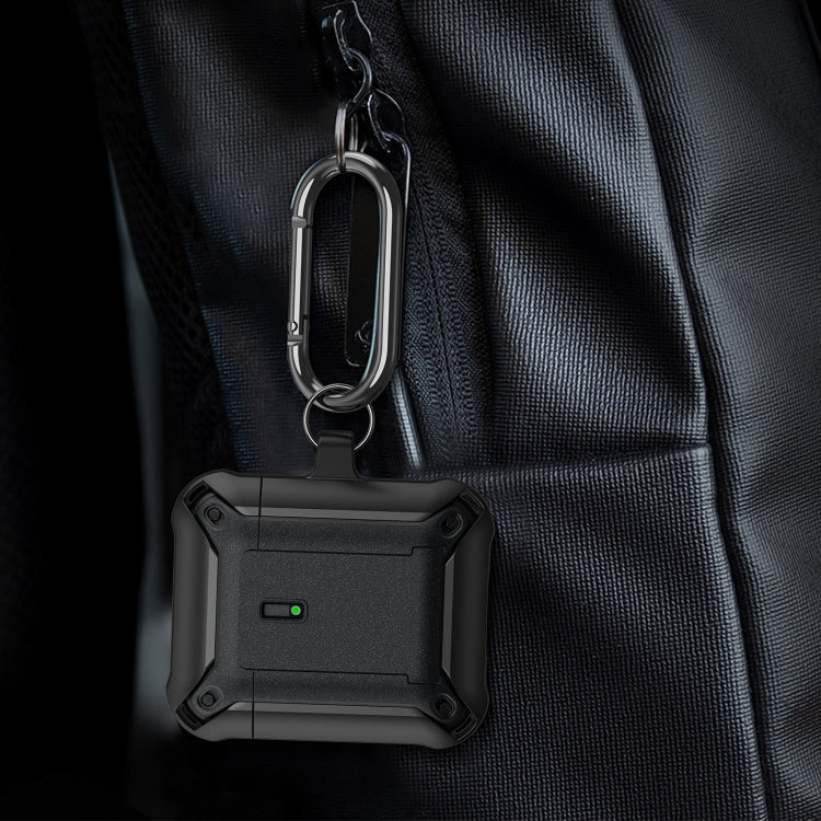 Sliding Buckle Wireless Earphone Protective Case with Hook, For AirPods 1 / 2, For AirPods 3