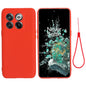 Pure Color Liquid Silicone Shockproof Phone Case