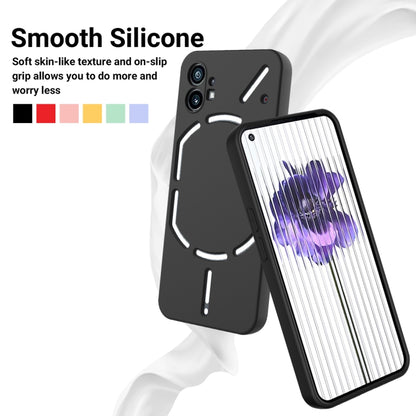 Pure Color Liquid Silicone Shockproof Phone Case, For Nothing Phone 1, For OnePlus 10T 5G / ACE Pro