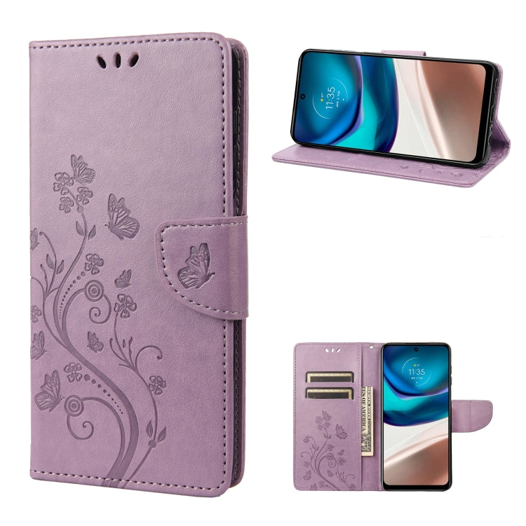 Butterfly Flower Pattern Flip Leather Phone Case, Series 1