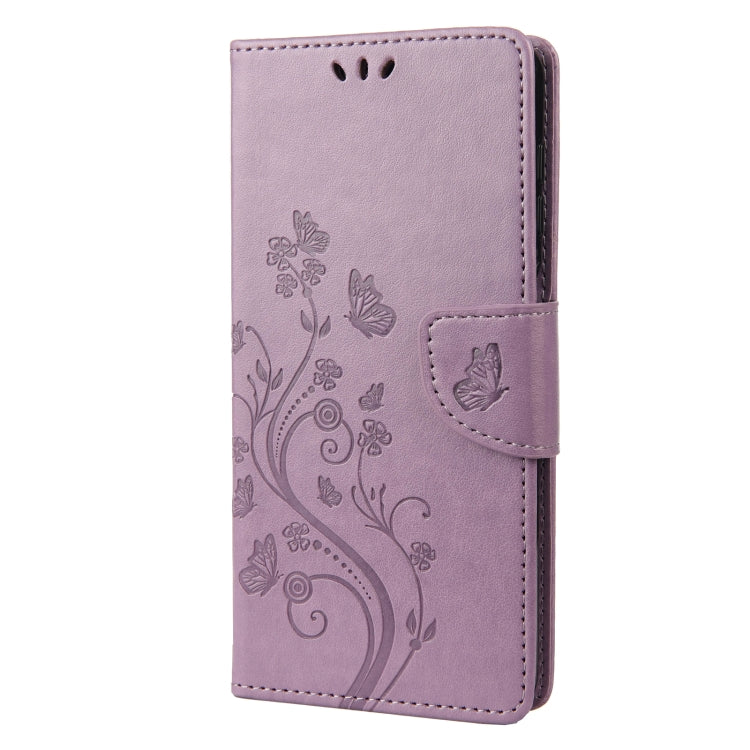 Butterfly Flower Pattern Flip Leather Phone Case, Series 1