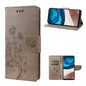 Butterfly Flower Pattern Flip Leather Phone Case, Series 1