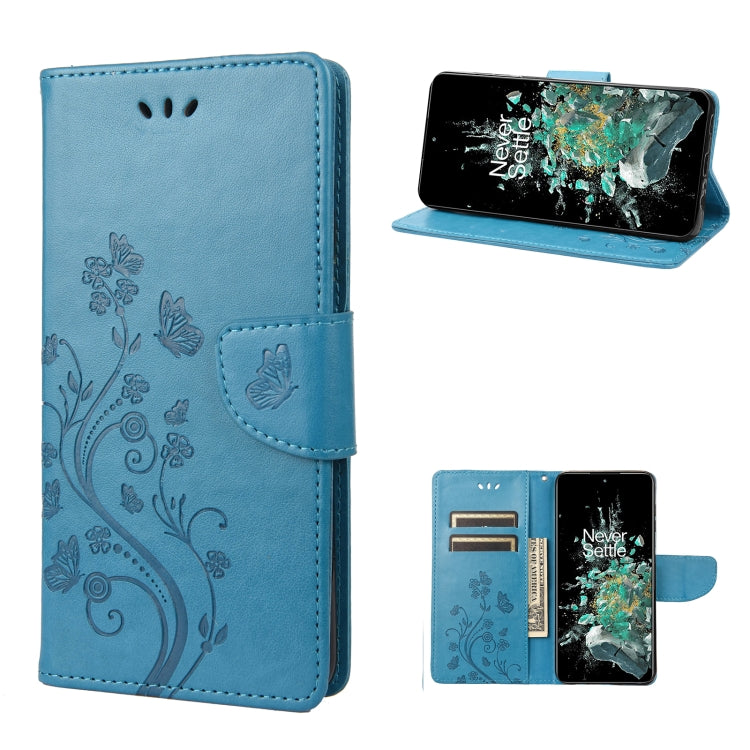 Butterfly Flower Pattern Flip Leather Phone Case, Series 2