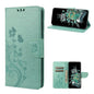 Butterfly Flower Pattern Flip Leather Phone Case, Series 2