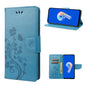 Butterfly Flower Pattern Flip Leather Phone Case, For Asus Zenfone 9