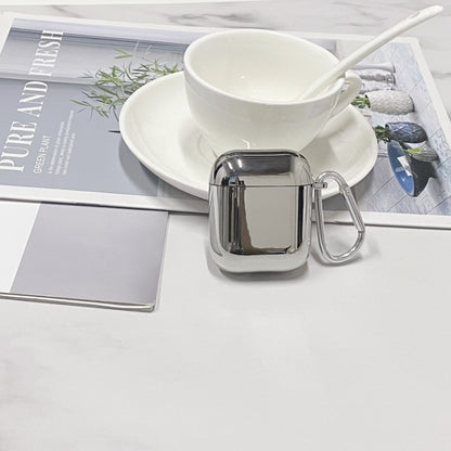 Split Electroplating TPU Earphone Protective Case with Hook, For AirPods 1/2, For AirPods 3, For AirPods Pro