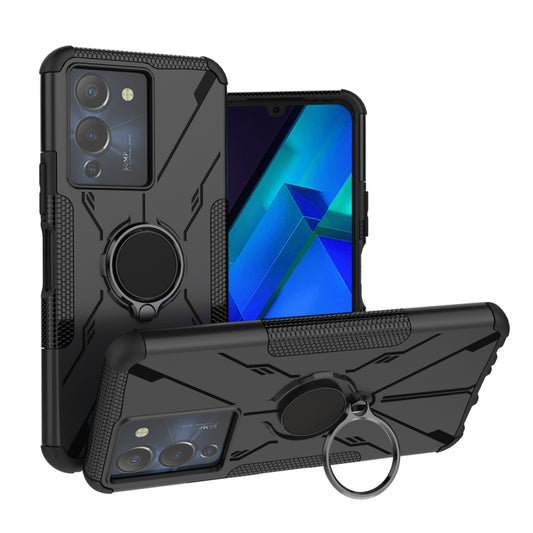 Armor Bear Shockproof PC + TPU Phone Case with Ring