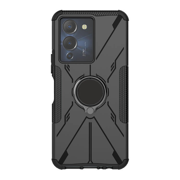 Armor Bear Shockproof PC + TPU Phone Case with Ring