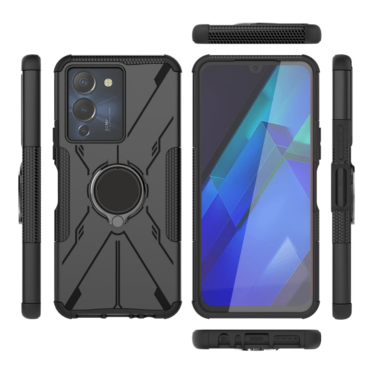 Armor Bear Shockproof PC + TPU Phone Case with Ring