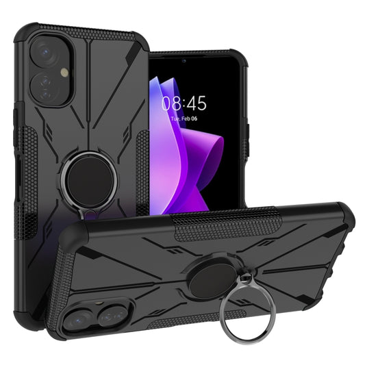 Armor Bear Shockproof PC + TPU Phone Case with Ring, For Tecno Spark 9T, For iPhone 14 Plus