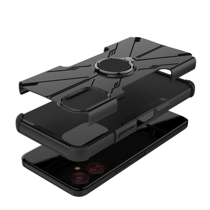 Armor Bear Shockproof PC + TPU Phone Case with Ring, For Tecno Spark 9T, For iPhone 14 Plus