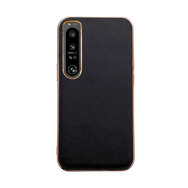 Genuine Leather Xiaoya Series Nano Plating Phone Case