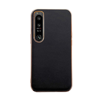 Genuine Leather Xiaoya Series Nano Plating Phone Case