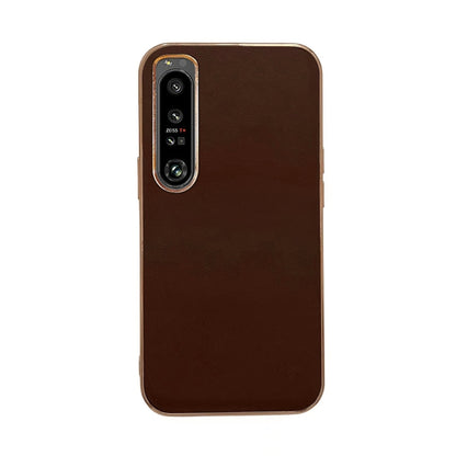 Genuine Leather Xiaoya Series Nano Plating Phone Case